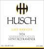 Husch Late Harvest Gewurztraminer (375ML half-bottle) 2024  Front Label