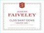 Faiveley Clos Saint-Denis Grand Cru 2012  Front Label