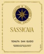 Tenuta San Guido Sassicaia 1985  Front Label