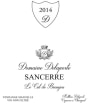 Domaine Delaporte Sancerre Cul de Beaujeu 2014  Front Label