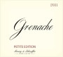 Haury & Schaeffer Petite Edition Grenache 2011  Front Label