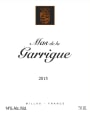 Domaine Forca Real Cotes du Roussillon Villages Mas de la Garrigue 2015  Front Label