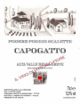 Poggio Scalette Capogatto 2017  Front Label