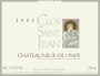 Clos Saint Jean Chateauneuf-du-Pape 2004  Front Label