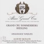 Albert Boxler Grand Cru Sommerberg Vendanges Tardives Riesling 2015  Front Label