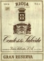 Vina Salceda Gran Reserva Conde de la Salceda 1987  Front Label