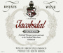 Jacobsdal Wine Estate Pinotage 2014 Front Label