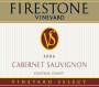 Firestone Vineyard Select Cabernet Sauvignon 2006  Front Label