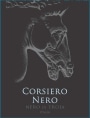 Corsiero Nero Nero di Troia 2013  Front Label