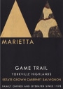 Marietta Cellars Game Trail Cabernet Sauvignon 2016  Front Label