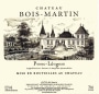 Chateau Bois-Martin Pessac-Leognan White 2015 Front Label