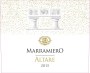 Marramiero Altare Trebbiano d'Abruzzo 2015  Front Label