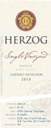 Baron Herzog Single Vineyard Cabernet Sauvignon 2010  Front Label