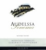 Audelssa Mountain Terraces Cabernet Sauvignon 2001  Front Label