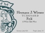 Hermann J. Wiemer Field 2017  Front Label