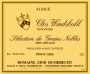 Zind-Humbrecht Clos Windsbuhl Selection de Grains Nobles Trie Speciale 2009  Front Label