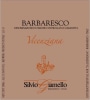 Silvio Giamello Vincenzia Barbaresco 2016  Front Label