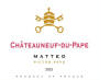 Domaine Duseigneur Châteauneuf-du-Pape Matteo Pictor Pape 2015  Front Label