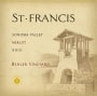 St. Francis Behler Vineyard Merlot 2012  Front Label