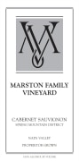 Marston Family Vineyard Cabernet Sauvignon 2008  Front Label