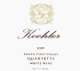 Koehler Winery Quartette White 2009  Front Label