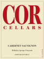 COR Cellars McKinley Springs Vineyard Cabernet Sauvignon 2015 Front Label