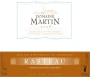 Domaine Martin Rasteau 2016  Front Label