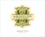 Hedgeline Vineyards Merlot 2013  Front Label