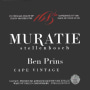 Muratie Ben Prins Cape Vintage Port 2014 Front Label