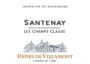 Henri de Villamont Santenay Les Champs-Claude 2013  Front Label