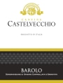 Cantine Manfredi Castelvecchio Barolo 2017  Front Label