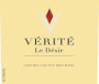 Verite Le Desir (1.5 Liter Magnum) 2013  Front Label