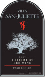 Villa San-Juliette Chorum 2007  Front Label