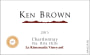 Ken Brown La Rinconada Vineyard Chardonnay 2015  Front Label