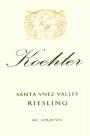 Koehler Winery Riesling 2016  Front Label