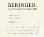 Beringer Napa Valley Pinot Noir 2008 Front Label