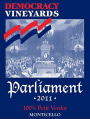 Democracy Vineyards Parliament Petit Verdot 2011 Front Label