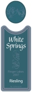White Springs Winery Riesling 2007 Front Label