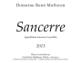 Domaine Rene Malleron Sancerre Sauvignon Blanc 2013  Front Label