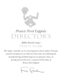 Francis Ford Coppola North Coast Director's Pinot Noir 2008 Front Label