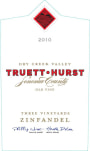 Truett Hurst Three Vineyards Old Vine Zinfandel 2010  Front Label