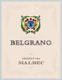 Bodegas Belgrano Malbec  Front Label