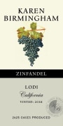 Karen Birmingham Zinfandel 2016  Front Label