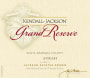 Kendall-Jackson Grand Reserve Syrah 2009  Front Label