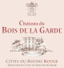 Vignobles Mousset-Barrot Chateau du Bois de la Garde Cotes du Rhone Villages 2016  Front Label