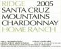 Ridge Home Ranch Chardonnay 2005 Front Label