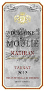 Domaine du Moulie Madiran Tannat 2012  Front Label