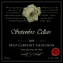 Settembre Cellars Mesa Cabernet Sauvignon 2009 Front Label