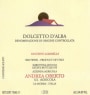 Andrea Oberto Dolcetto d'Alba Vantrino Albarella 2010  Front Label