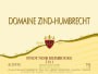Zind-Humbrecht Heimbourg Pinot Noir 2011  Front Label